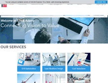 Tablet Screenshot of ellisandadams.com
